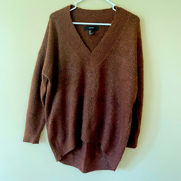 Forever 21 Sweaters - 🌻3/$15 Oversized forever21 comfy knit brown sweater
